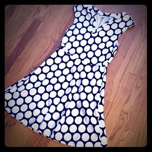 Navy blue and Black Dress